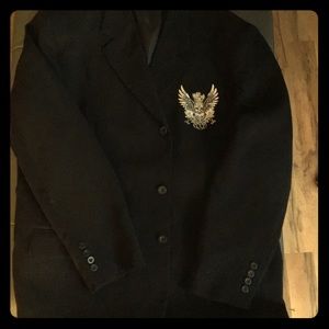 Black Blazer with silver eagle